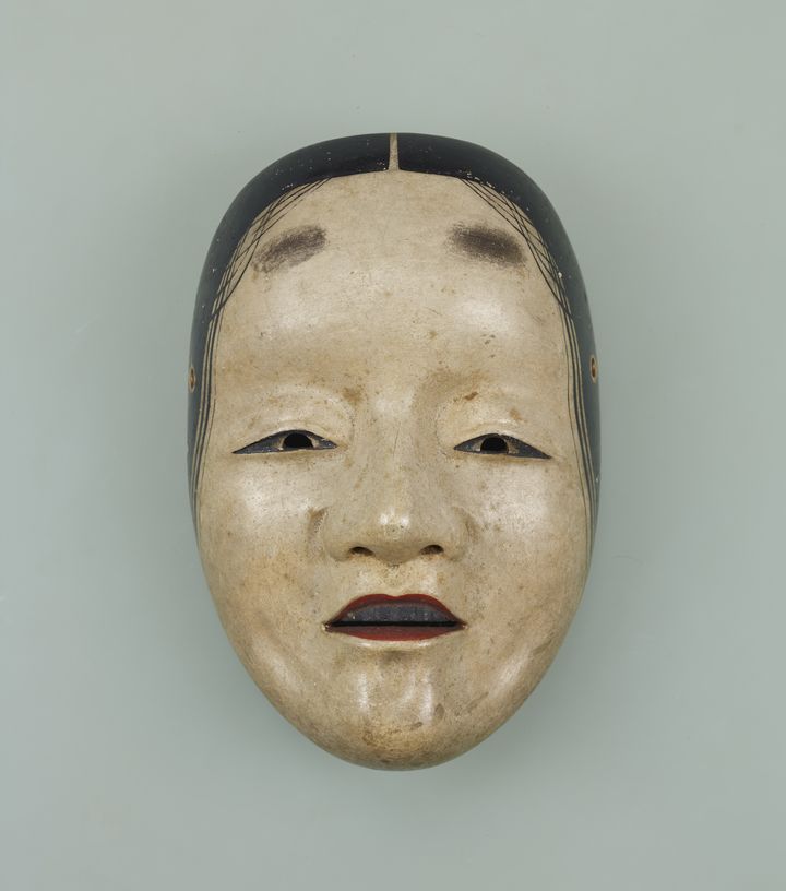 [서울=뉴시스] 노 가면 '샤쿠미', 에도 시대 19세기, 도쿄국립박물관, 일본 중요문화재(사진=국립중앙박물관 제공) 2025.06.16. photo@newsis.com *재판매 및 DB 금지